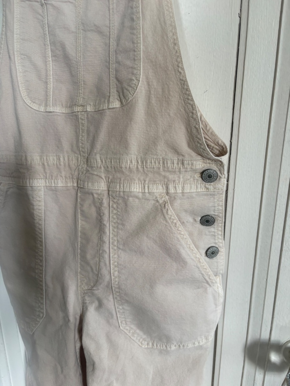 Women’s American Eagle beige overalls - Picture 3 of 4